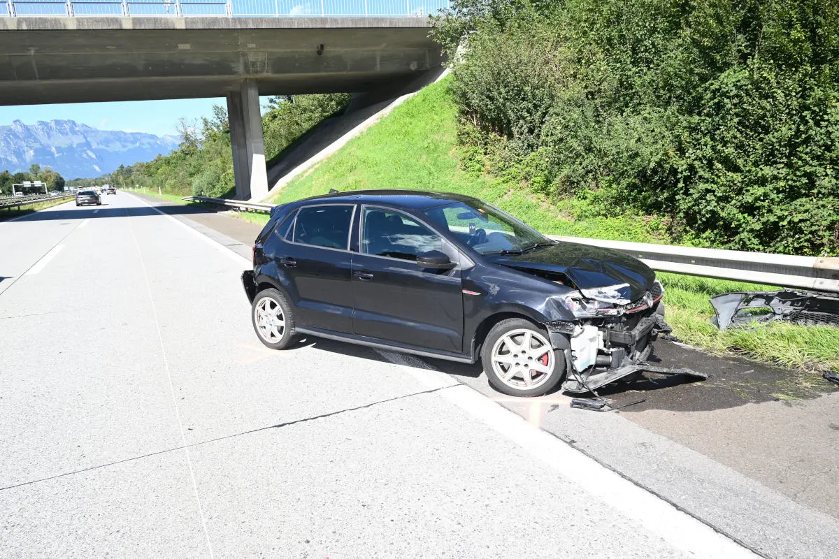 A13 Sevelen SG – Zwei Frauen bei Unfall auf Autobahn verletzt