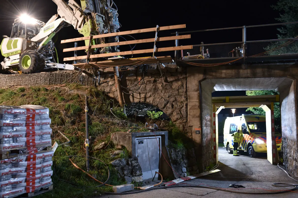 Bergün GR - Arbeiter bei Sturz schwer verletzt