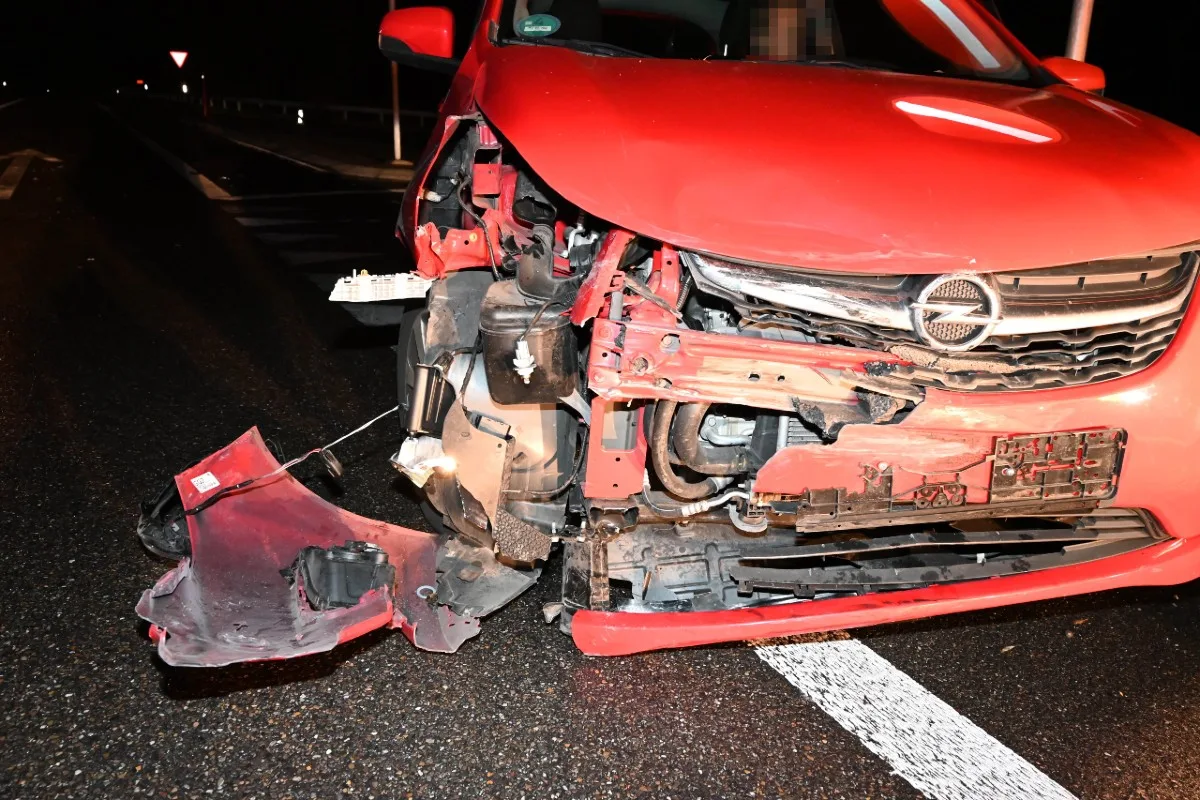 St. Margrethen SG  - Eine Person nach Kollision im Spital