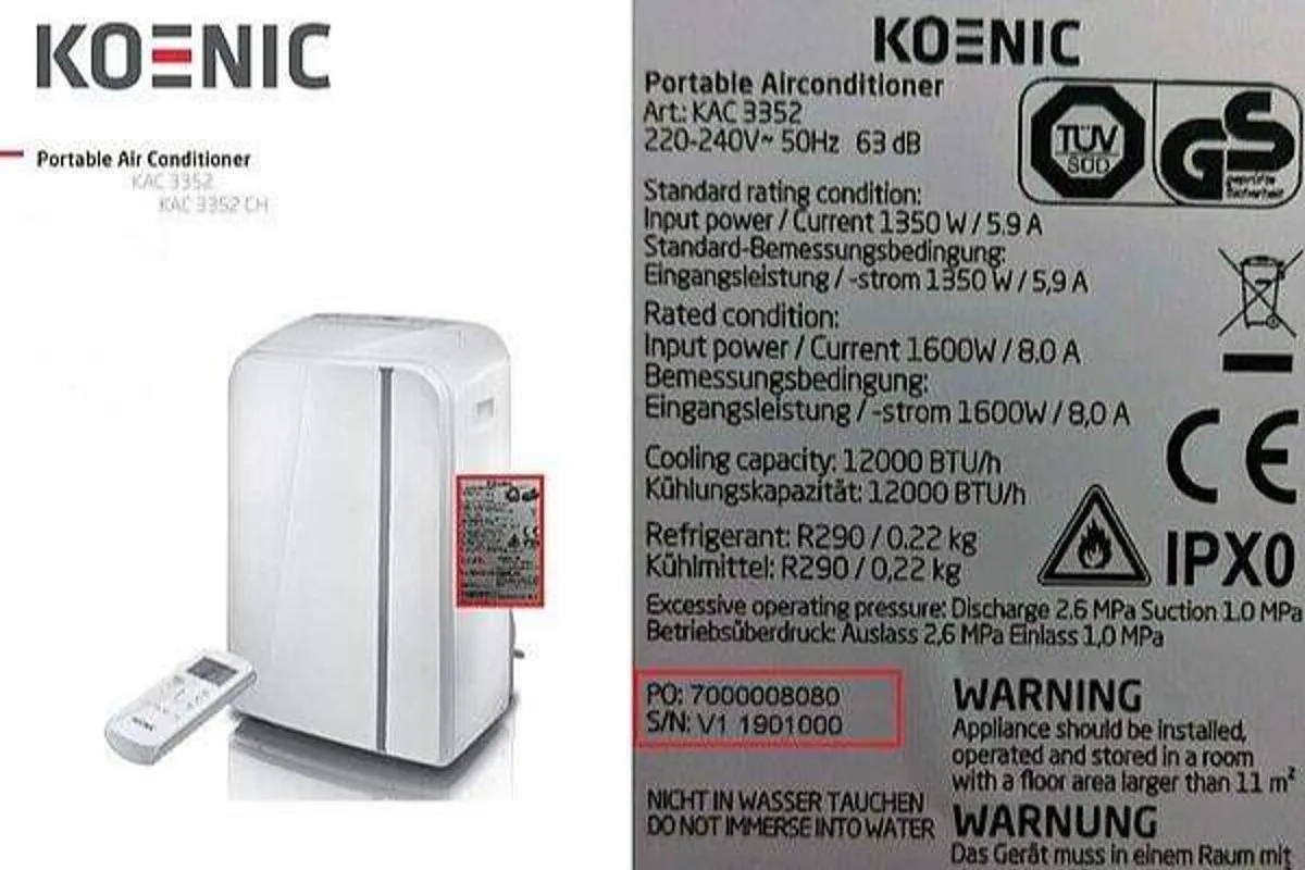 Media Markt und Imtron GmbH rufen Klimagerät wegen Brand- und Stromschlaggefahr zurück