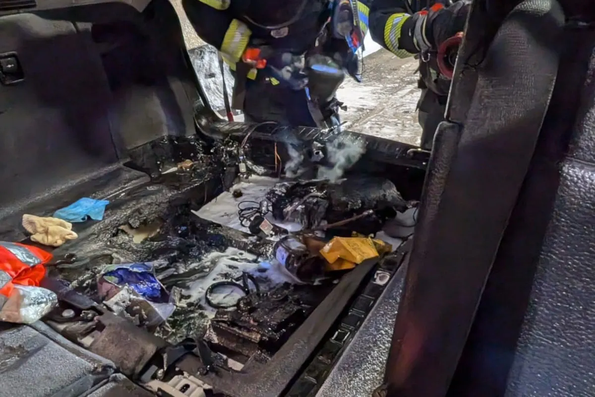 A14 Lochau – Rauchende Batterie sorgt für Einsatz im Pfändertunnel
