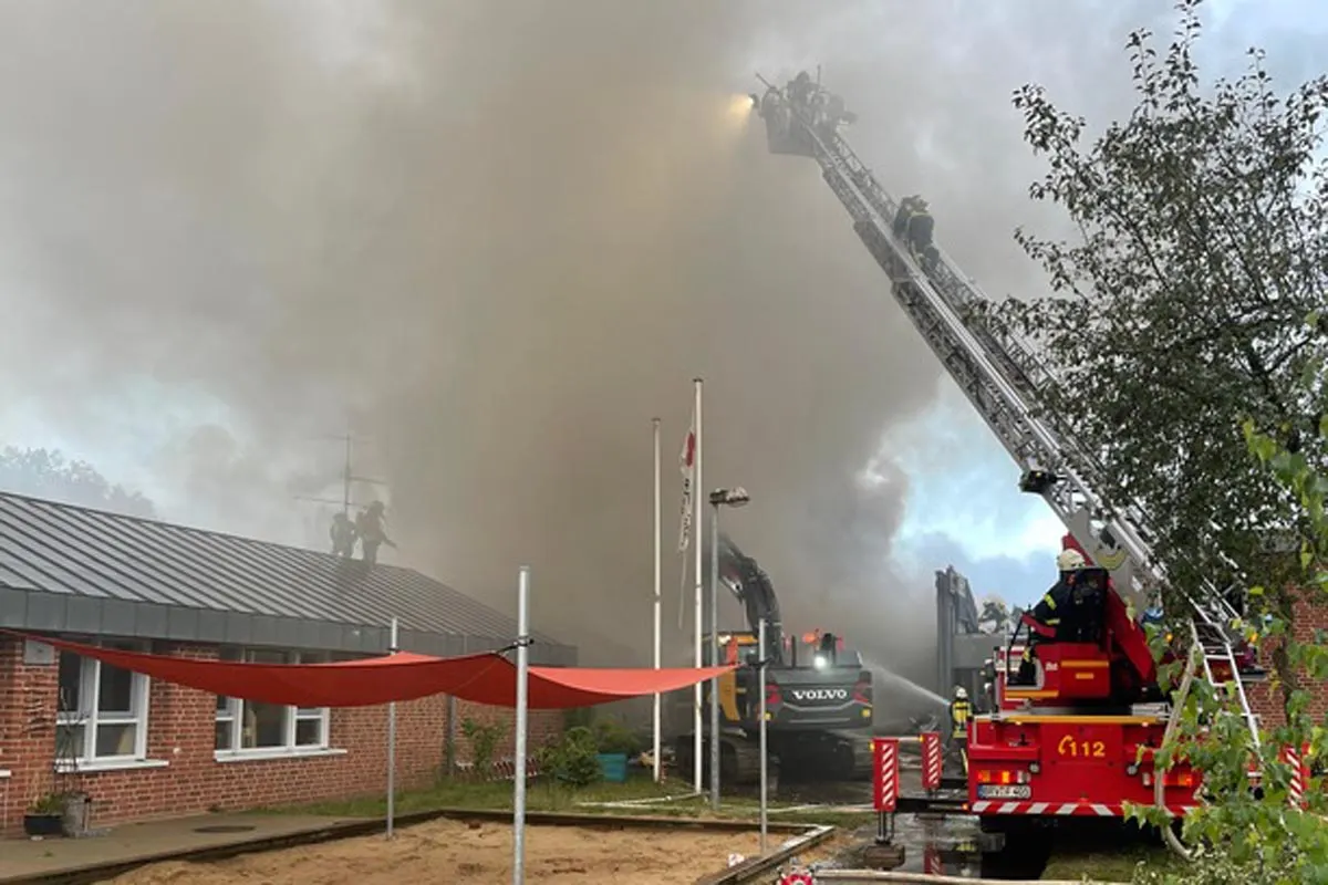Zeven - Kindertagesstätte fing Feuer