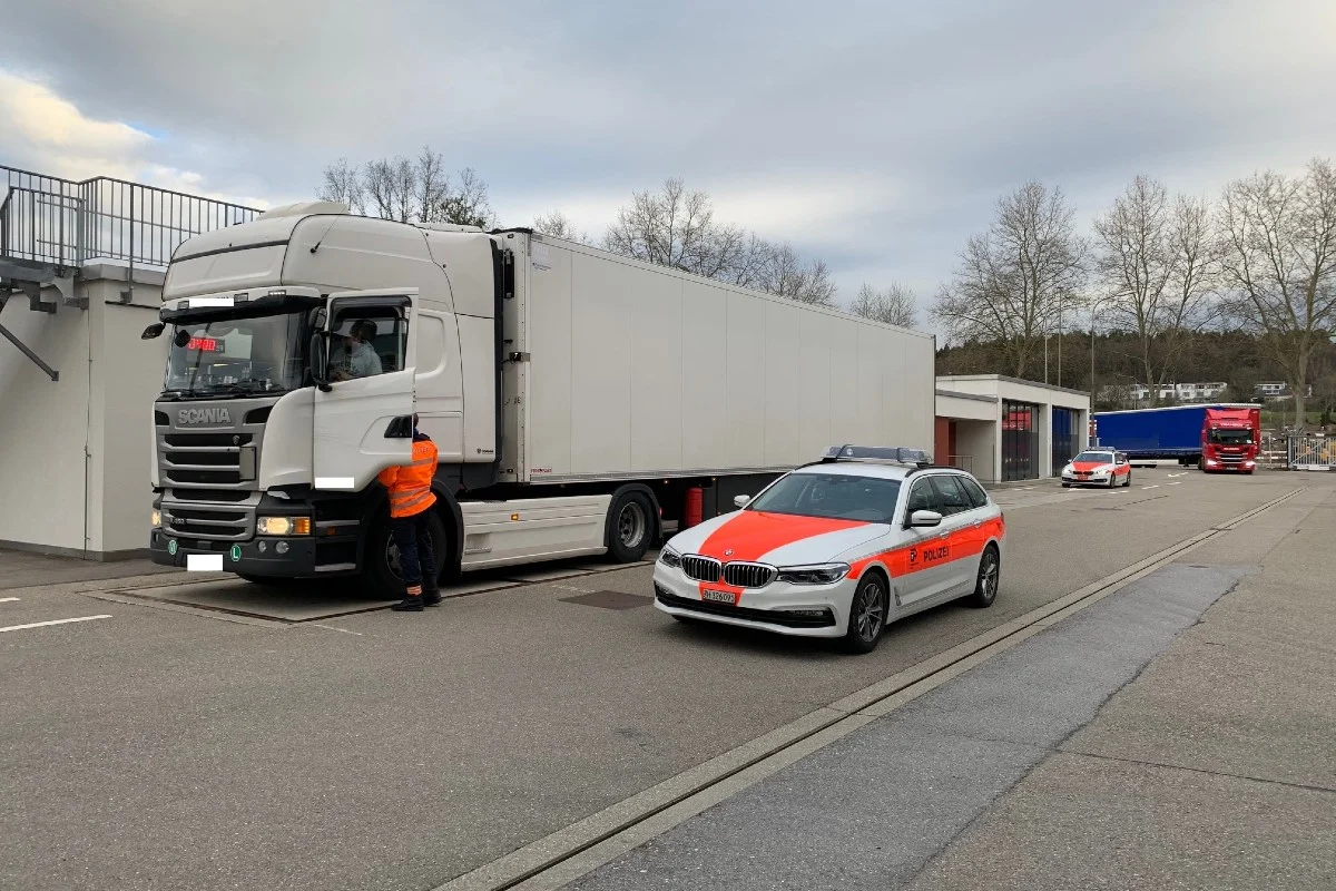 ZH /SG / TG / AI - Interkantonale Schwerverkehrskontrolle mit Schwerpunkt Kabotage