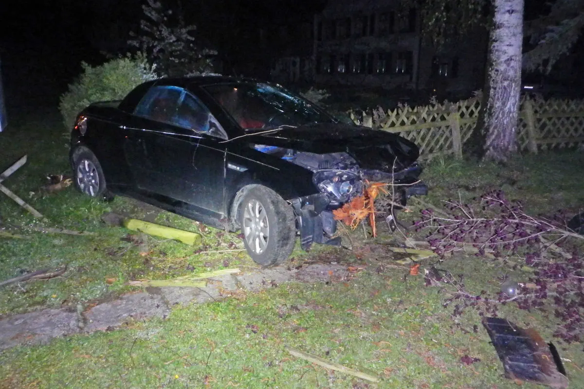 Schönholzerswilen TG - 58-Jährige baut alkoholisiert Unfall