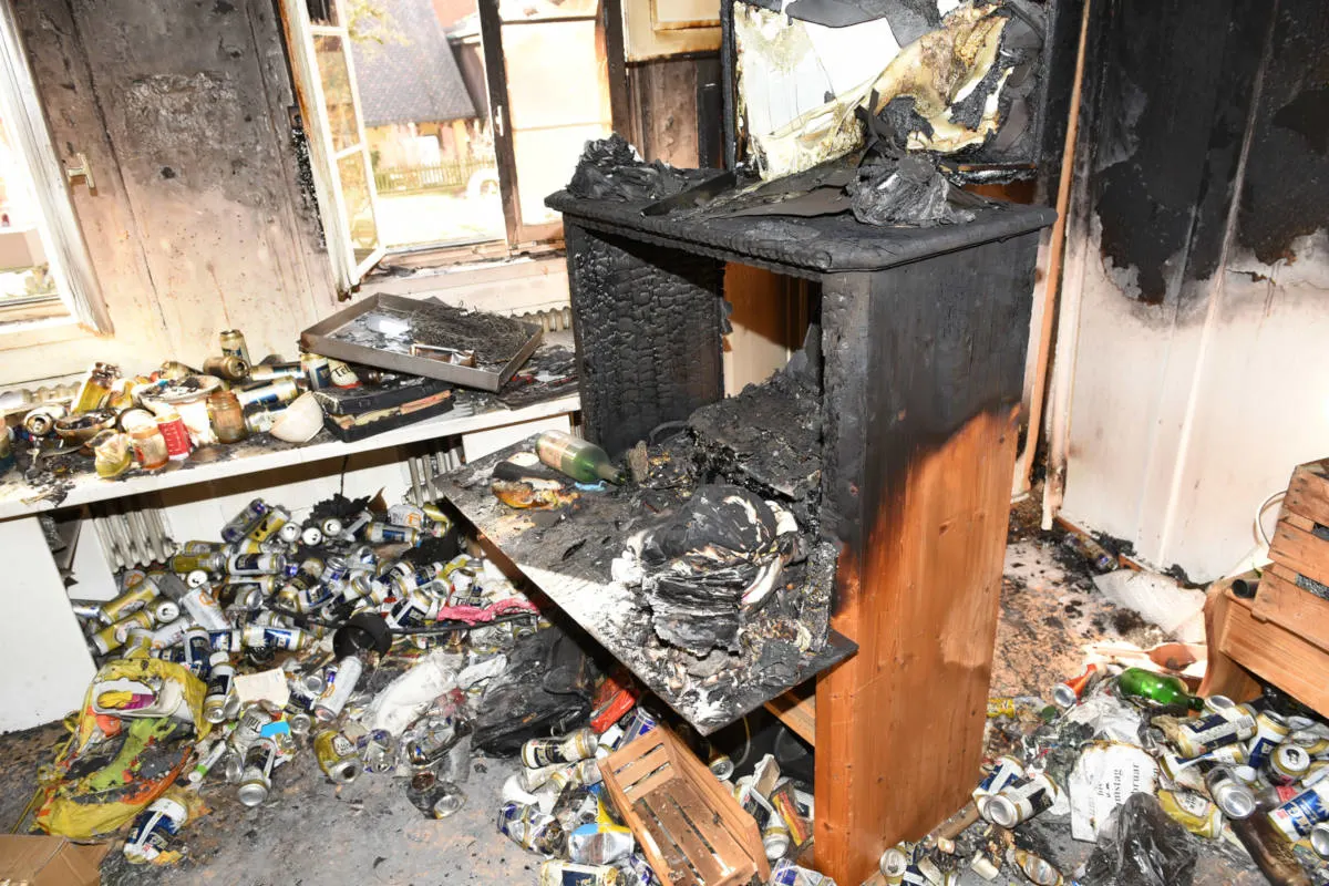 Löhningen SH - Brand in Mehrfamilienhaus