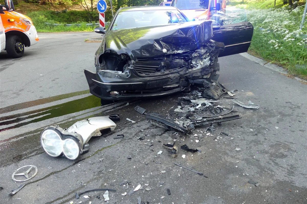 Morsbach - Unfall durch Übermüdung 