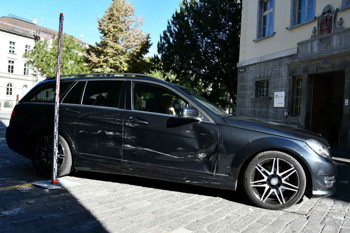Chur GR - Grosser Sachschaden bei Verkehrsunfall