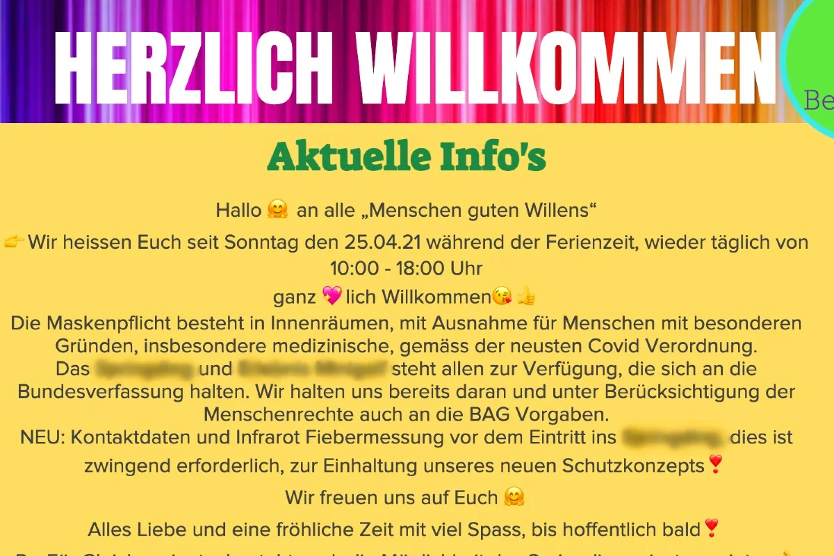 Reichenburg SZ - Schwyzer Kinderparadies seit Sonntag wieder offen