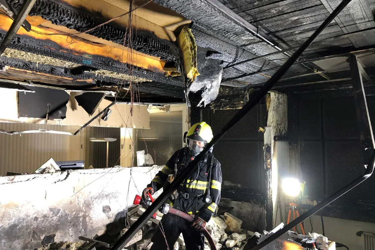 Chur GR - 30 Personen wegen Brand evakuiert