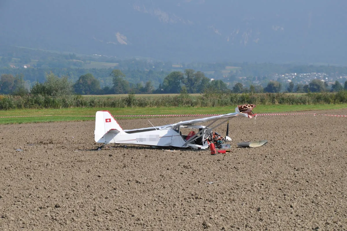 Absturz in Grenchen SO – Pilot bei Notlandung verletzt