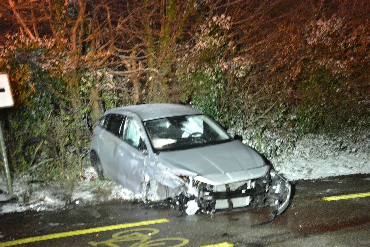 Pratteln BL - Betrunken Unfall verursacht 