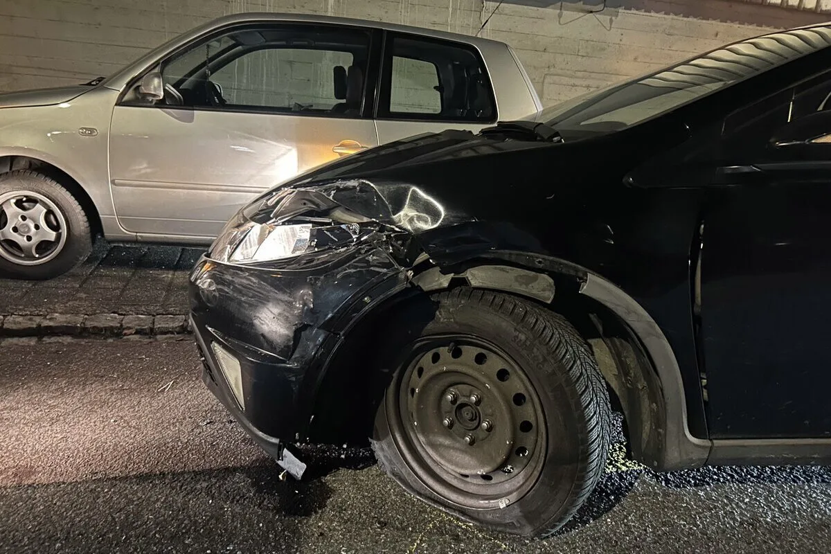 Herisau AR – Auto übersehen - Unfall verursacht