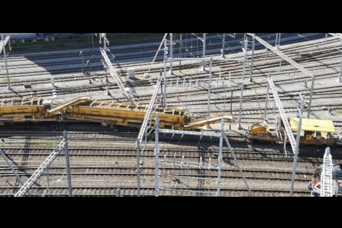 Winterthur ZH - Güterzug entgleist