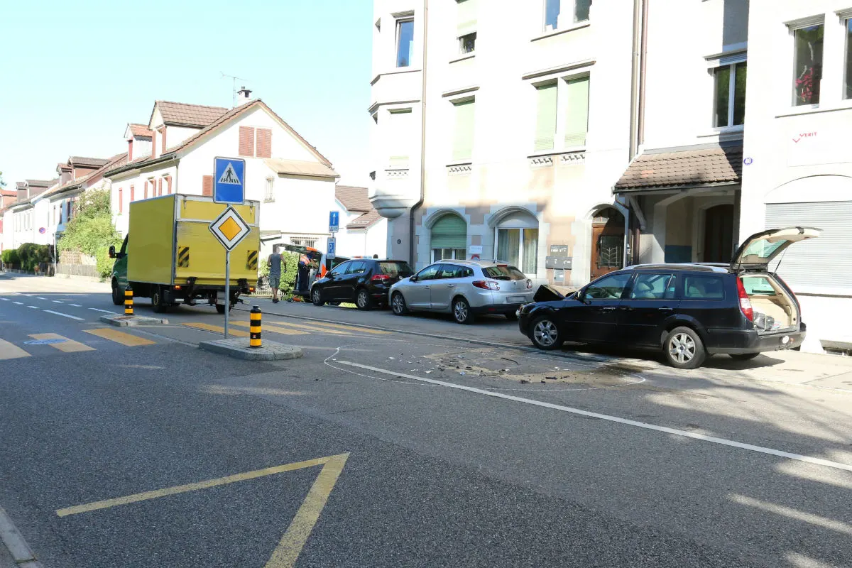 St.Gallen - Ungebremst gegen Heck gefahren
