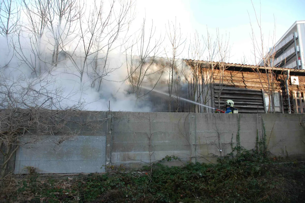 Grenchen SO - Brand in Lagerhalle