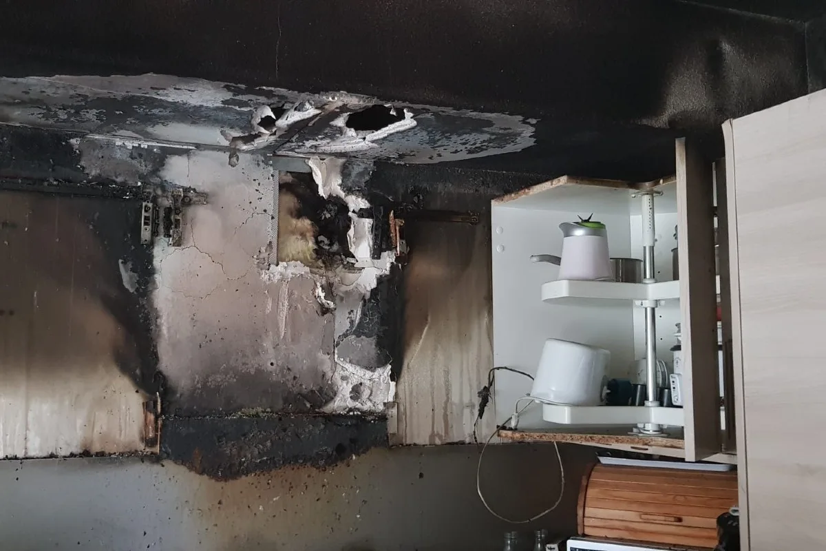 Gams SG - Brand in Küche
