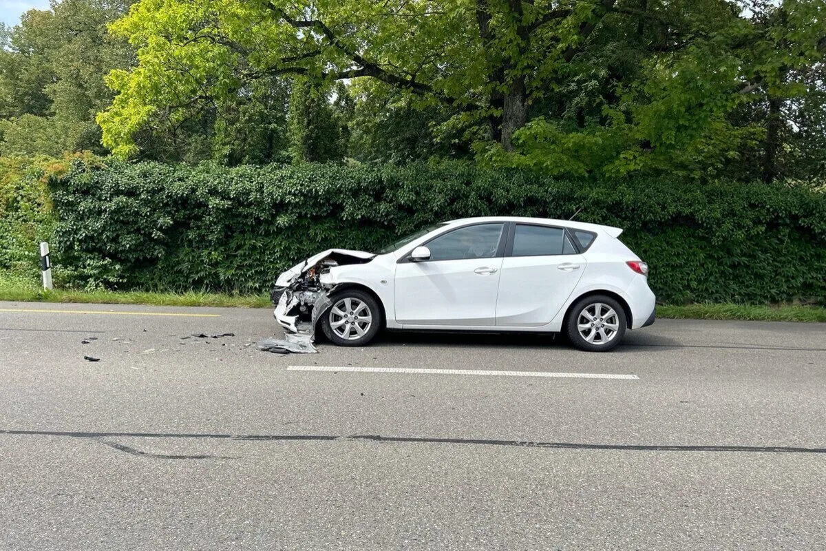 Neuhausen am Rheinfall GL - Zwei Verletzte nach Auffahrkollision 