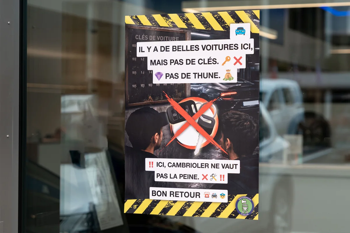 Rapperswil-Jona SG – Einbruch in Autogarage