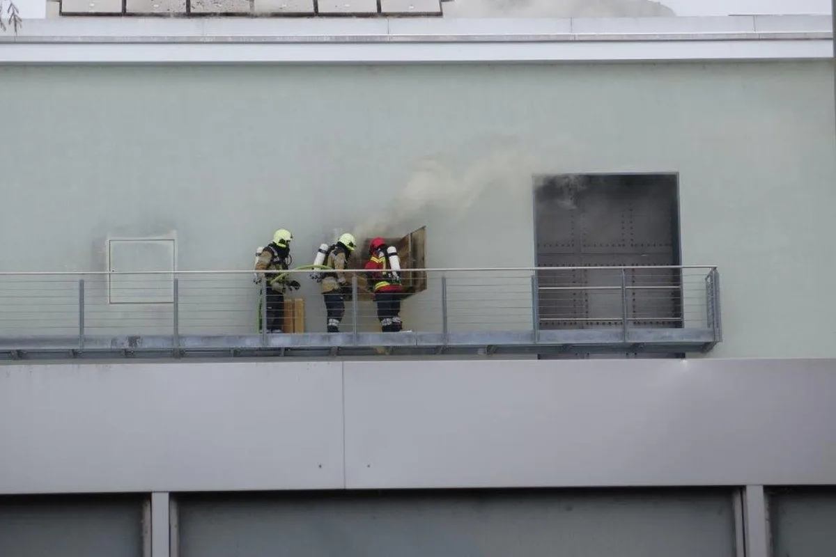 Allschwil BL - Brandausbruch in Holzschnitzelsilo