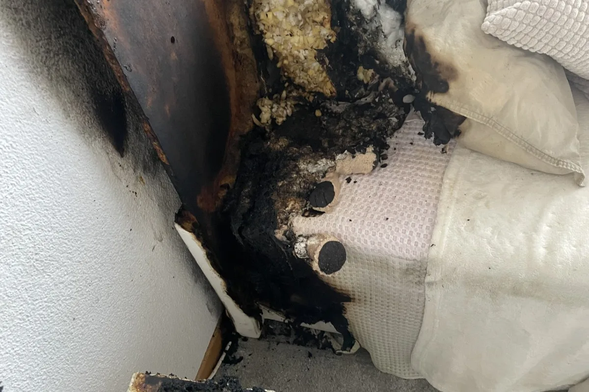 Stadt St. gallen - Brand in Zimmer