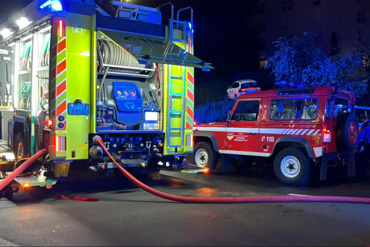 Lugano TI – 30 Personen bei Brand in Mehrfamilienhaus evakuiert