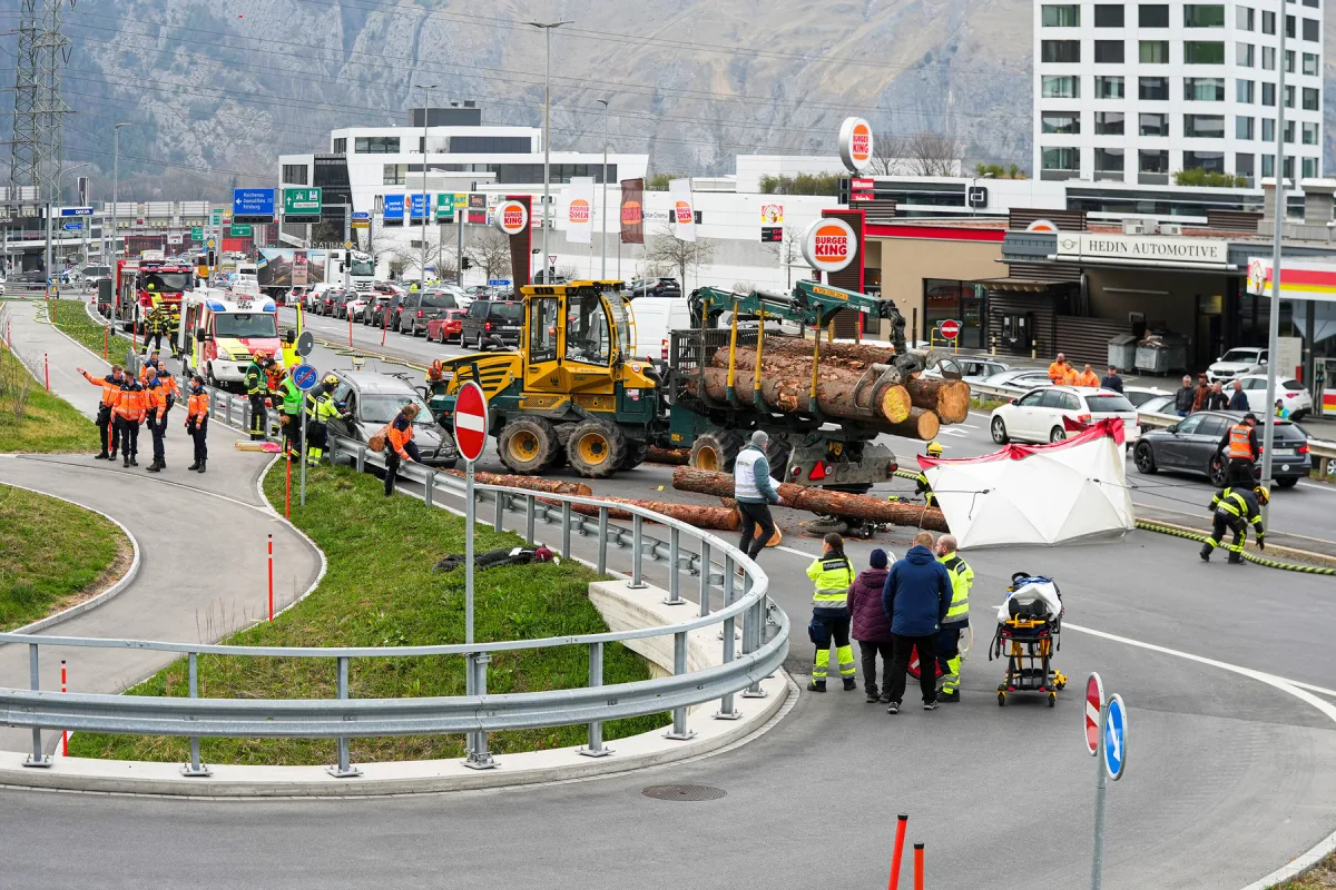 Unfall Chur GR – Grossübung auf der Umfahrung Süd
