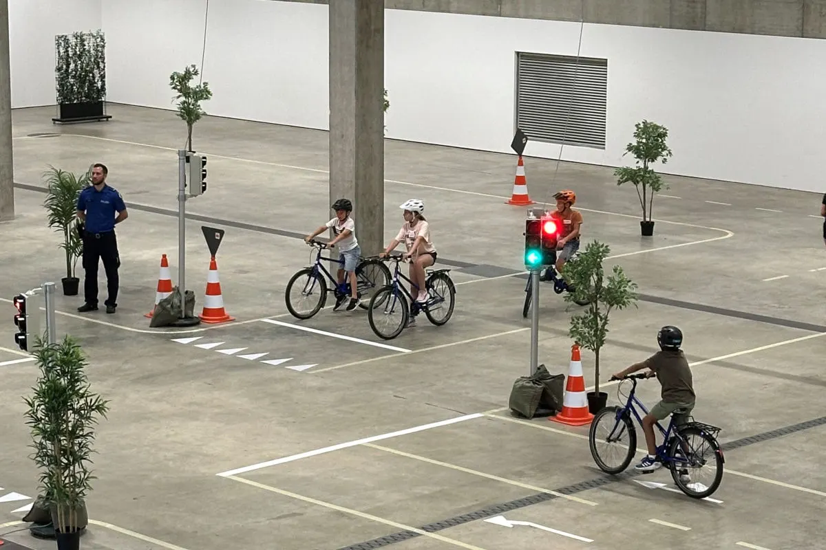Sicherheit im Strassenverkehr – Fahrradprüfungen der Innerrhoder Schulklassen