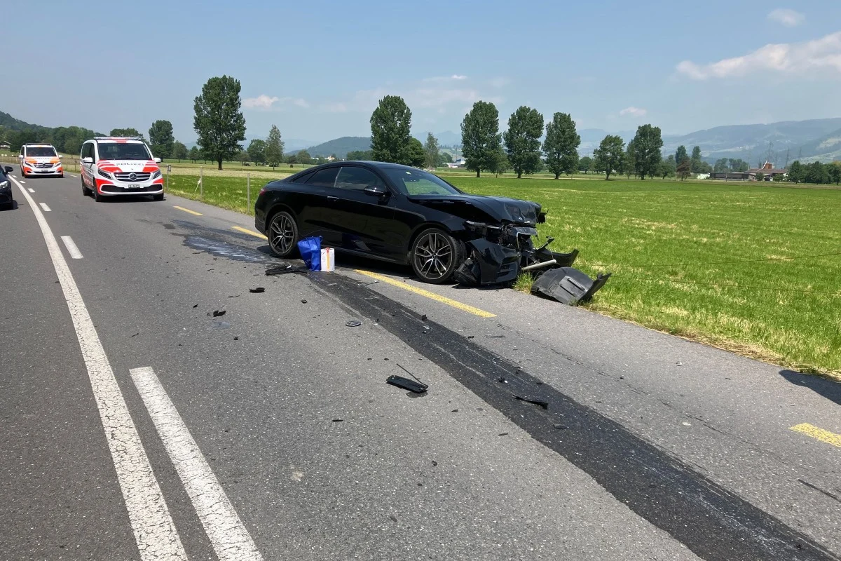 Vier Unfälle heute in Benken, Glarus, Niederurnen und Oberurnen 