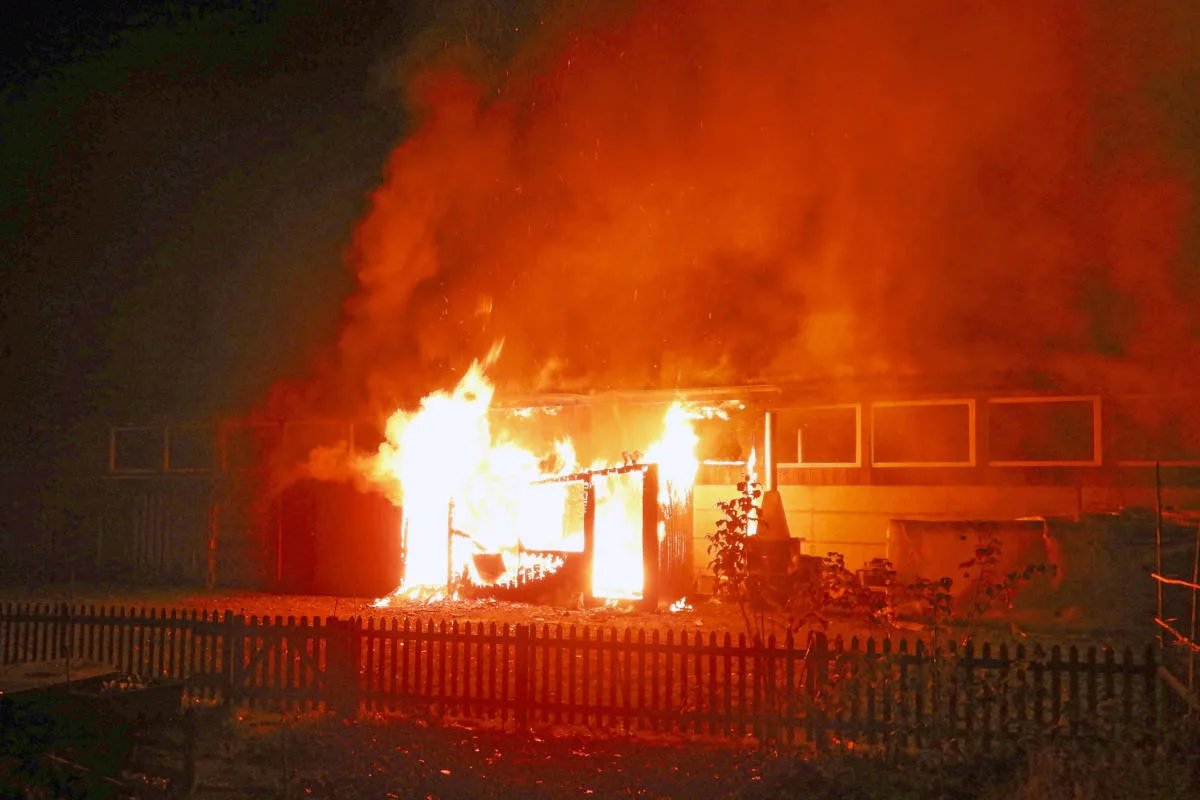 Schönenberg TG - Brand in Vereinslokal