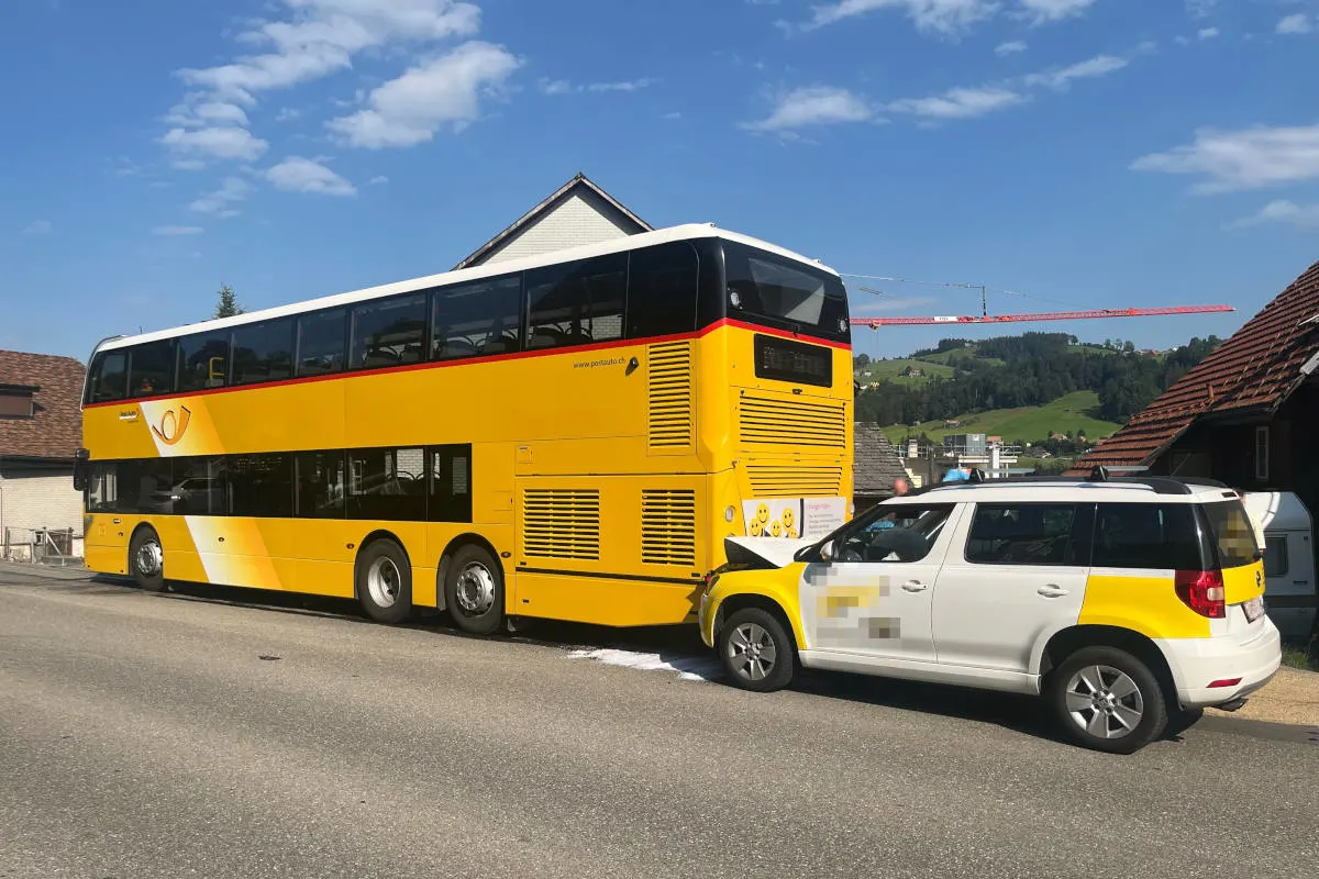Eggersriet SG – Auffahrunfall wegen Übermüdung