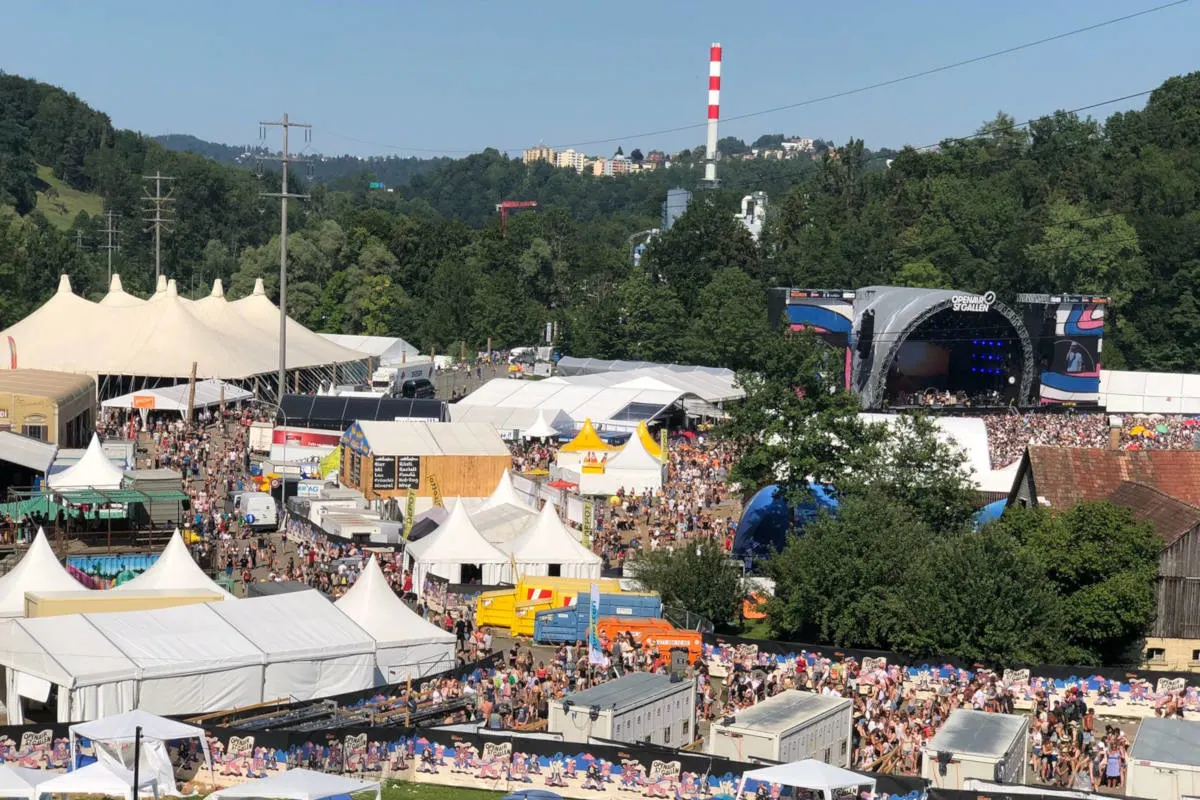 OpenAir St.Gallen - Polizei zieht positive Bilanz