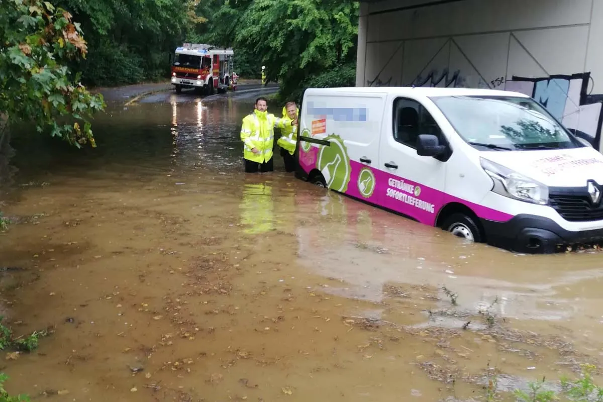 Grevenbroich - Polizisten halfen bei Unwetter-Einsätzen