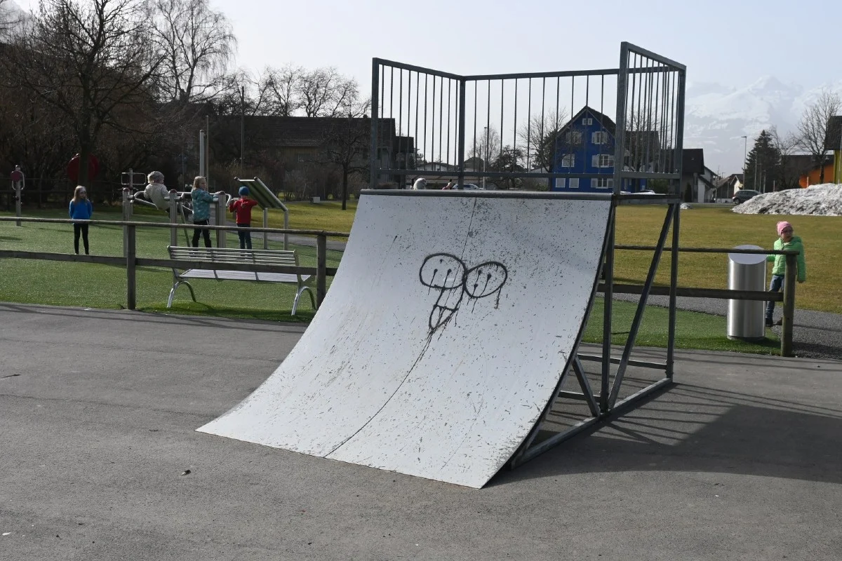 Mauren FL - Vandalen am Werk