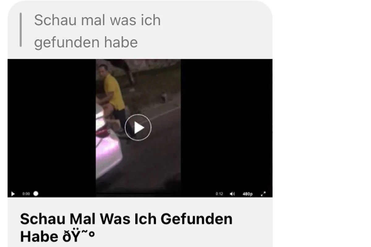 Phishing Nachrichten über den Facebook Messenger