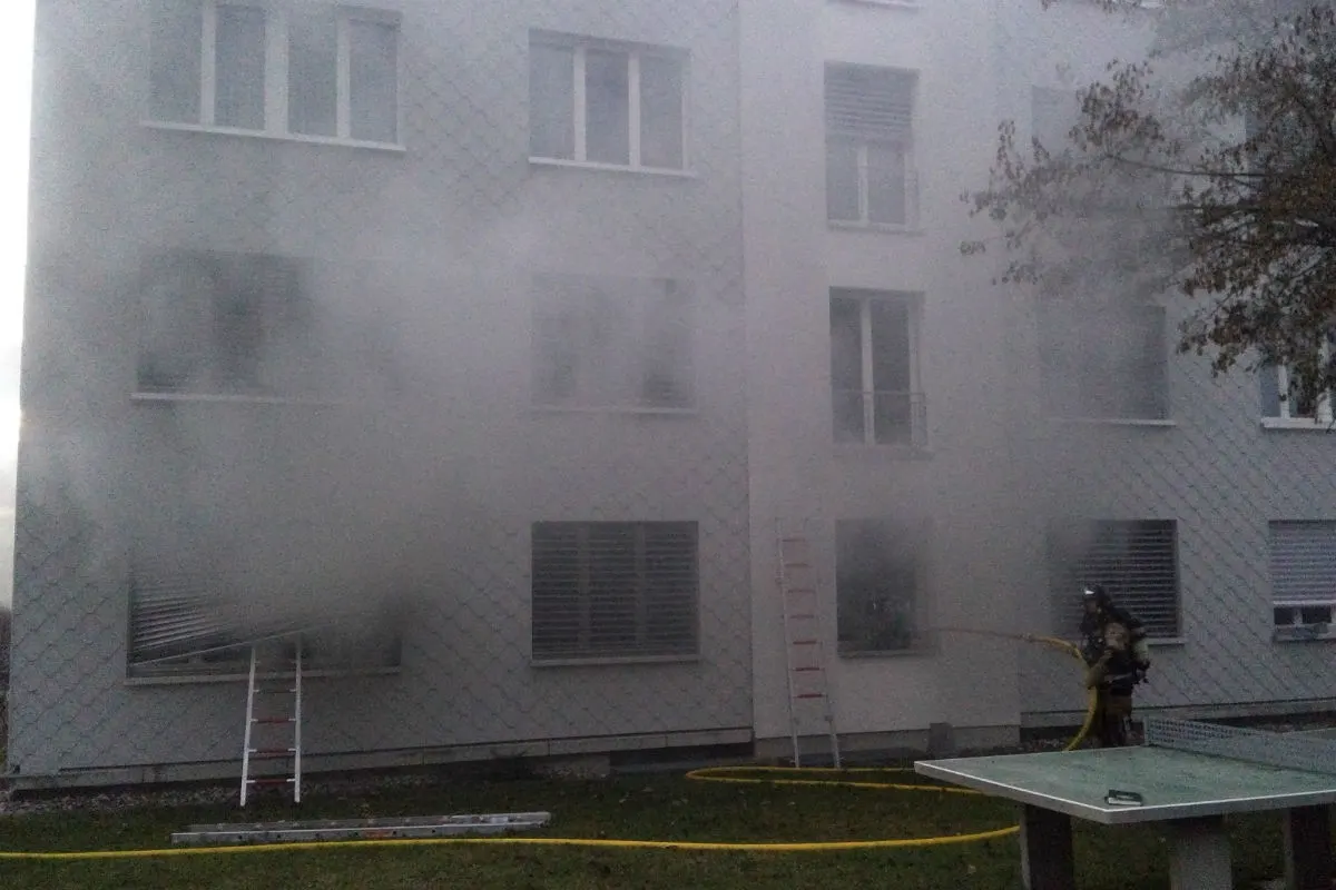 Bronschhofen SG - Brand in Wohnung
