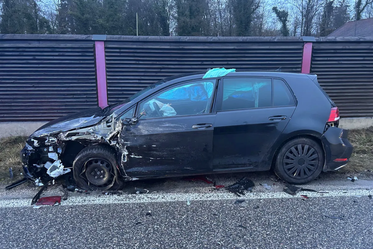 Rheinfelden AG – Unfall wegen Sekundenschlaf