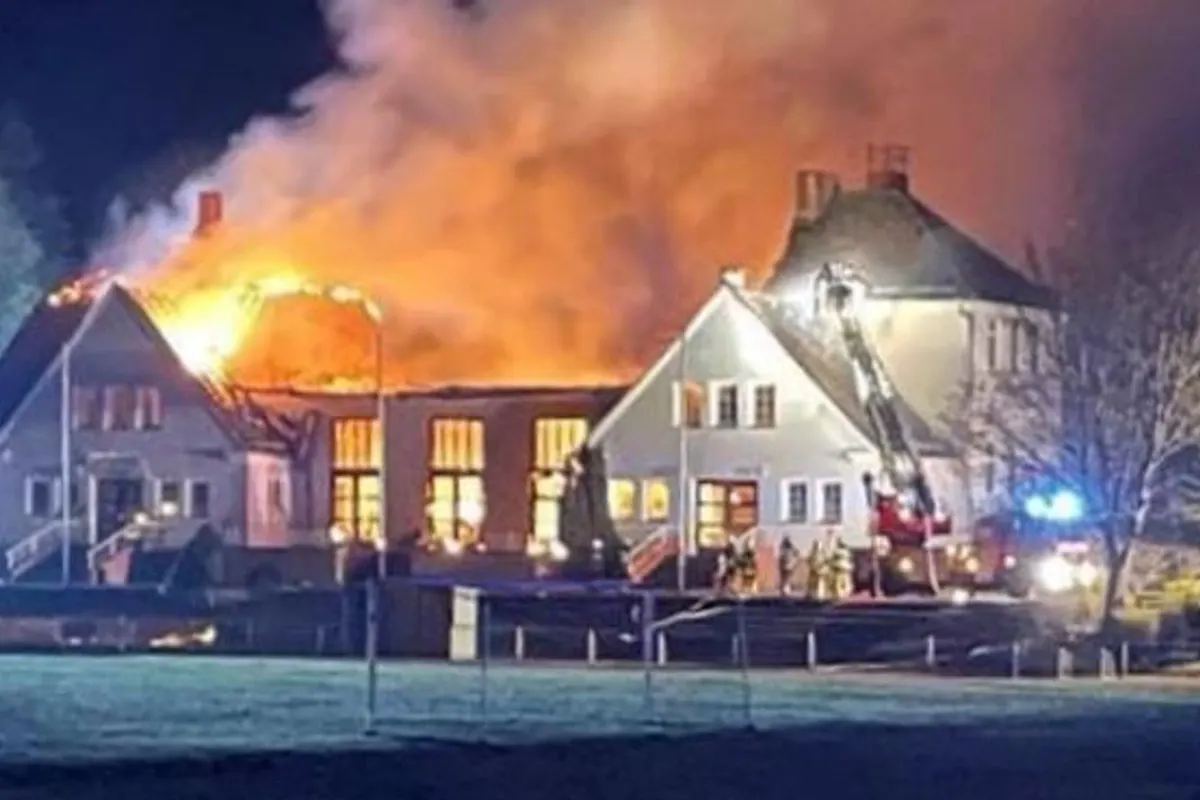 Strasburg - Millionenschaden - Kulturhaus Strasburg nach Brand zerstört