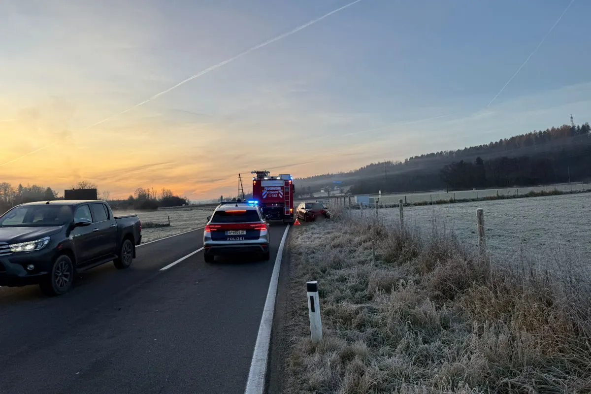 Hitzendorf – Unfall zwischen Auto und Moped