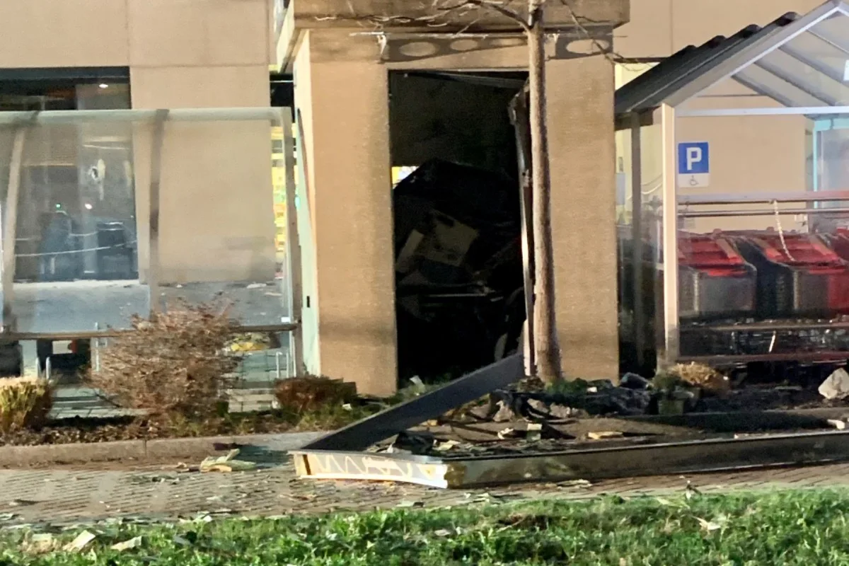 Ruggell FL - Bancomat  in der Nacht gesprengt