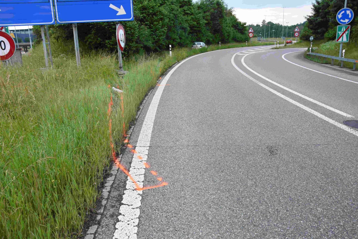 St. Gallen SG - Im Auto eingenickt und verunfallt