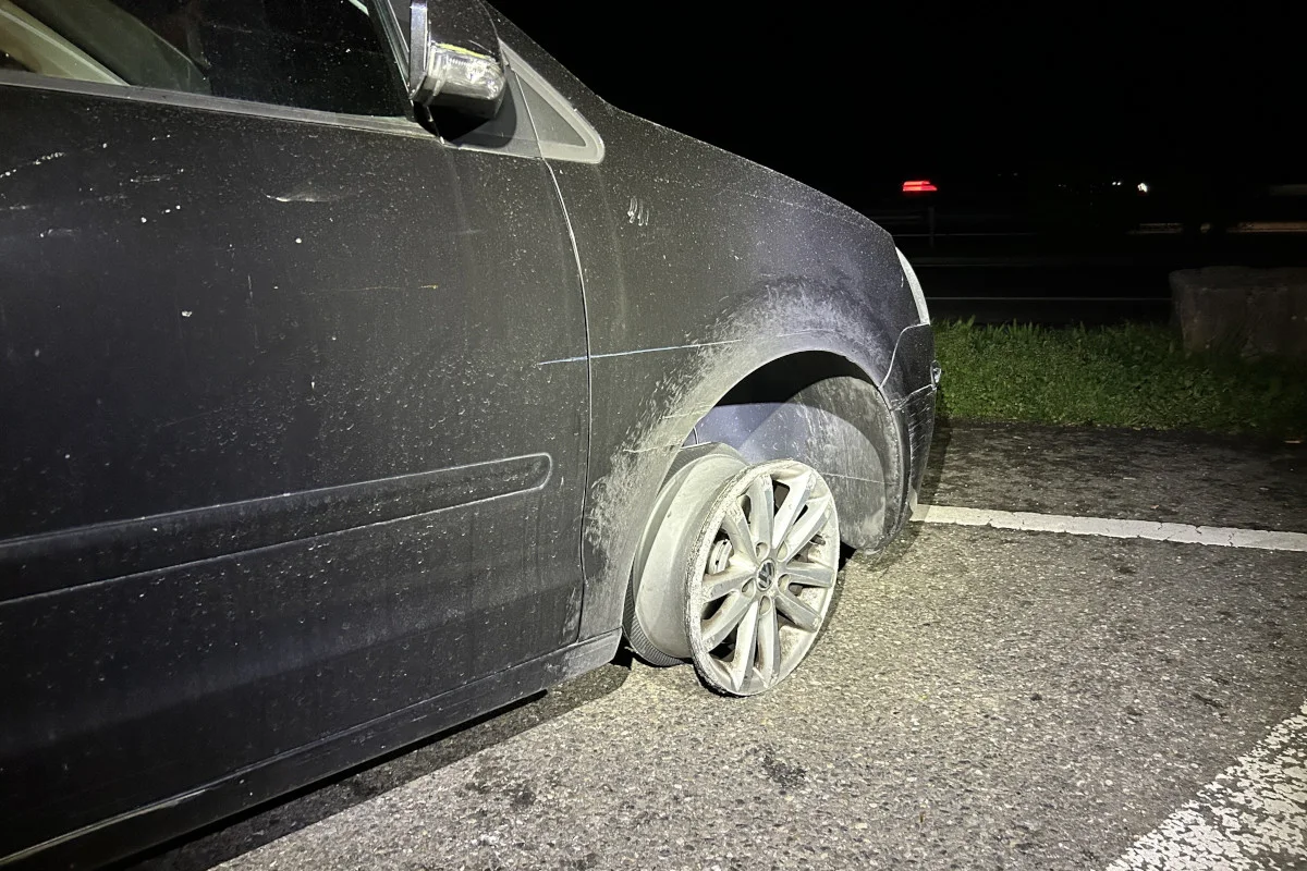 A1 Lenzburg AG – Mit nur drei Pneus auf Autobahn unterwegs 