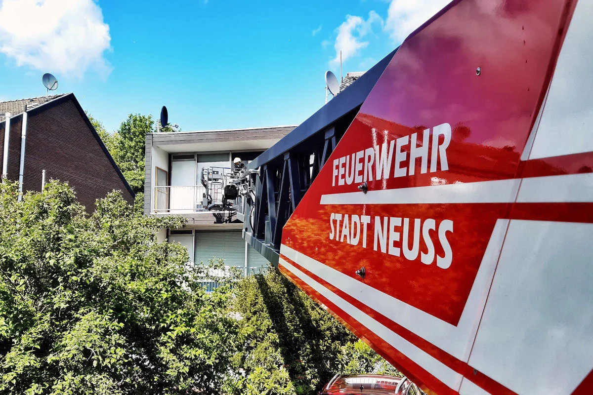 Neuss – Küchenbrand in einem Einfamilienhaus