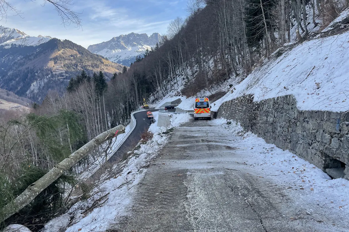 Schiers GR – Forstarbeiter von Bagger eingeklemmt 