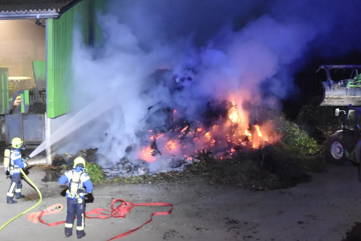 Steinach SG -  Komposthaufen in Brand geraten