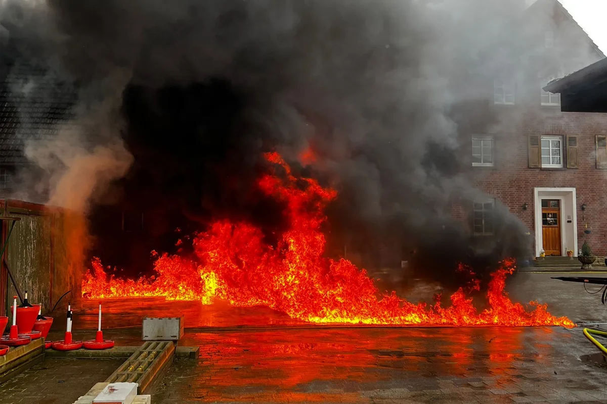 Werne – 100 Schweine bei Großbrand in Stall gestorben