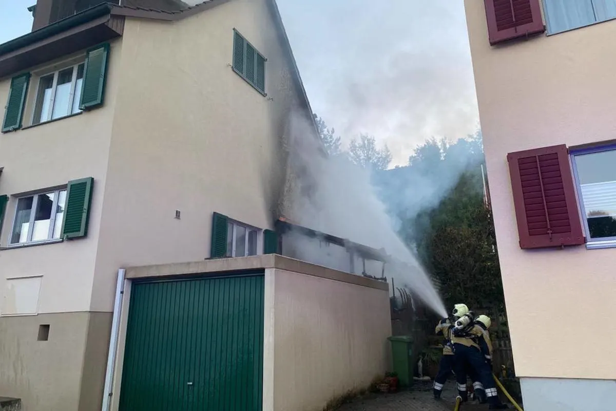 Diegten BL – Brandausbruch in Einfamilienhaus