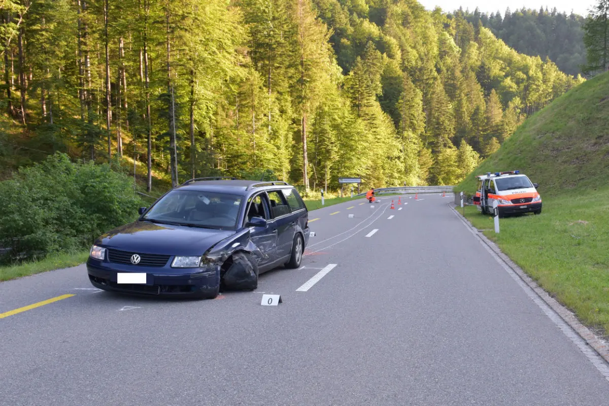 Fischenthal ZH - Sachschaden nach Selbstunfall - Zeugenaufruf