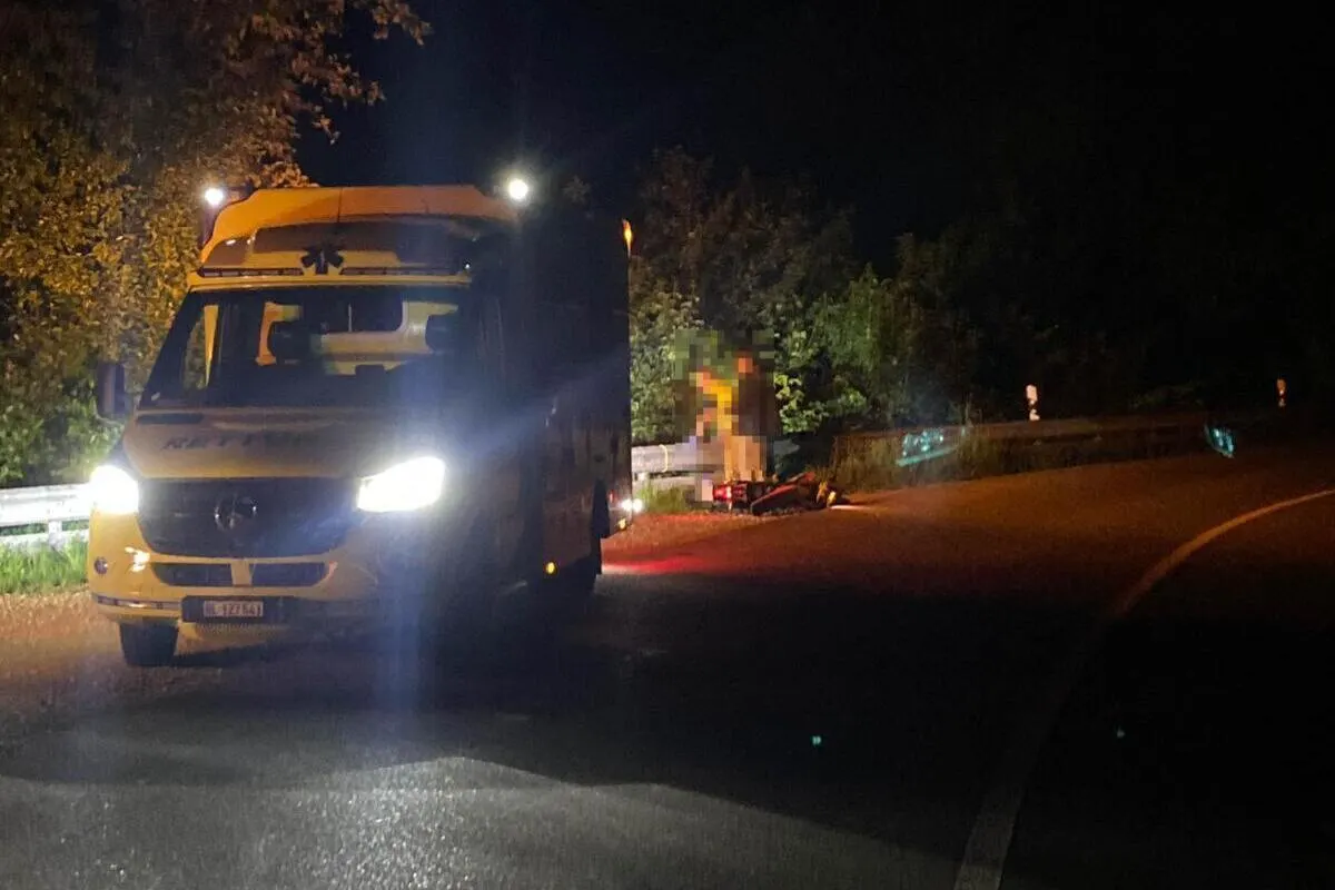 Metzerlen SO - Motorradfahrer bei Unfall erheblich verletzt