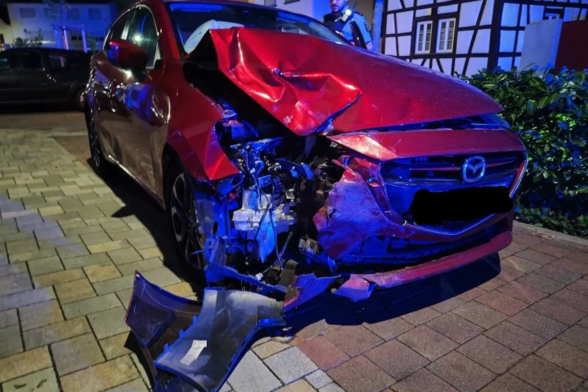 Haßloch – Unfall unter Alkoholeinfluss