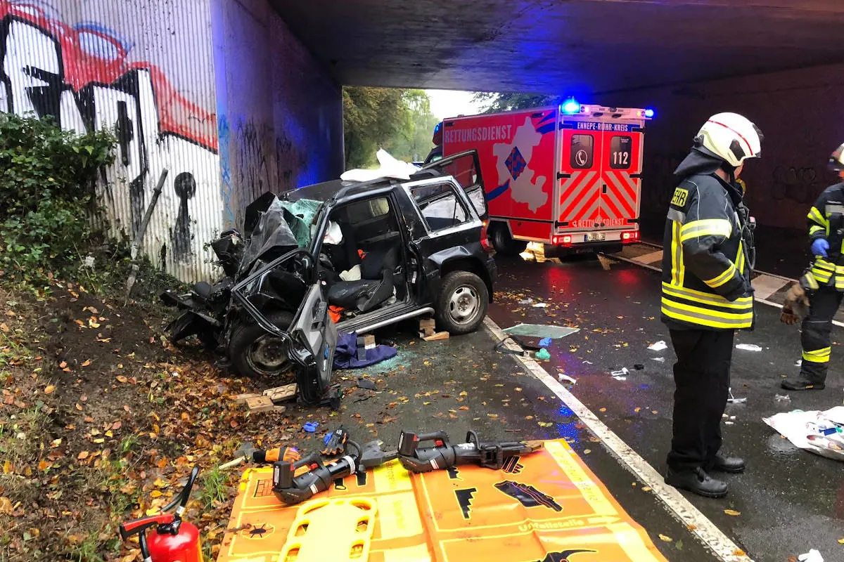 Sprockhövel - Schwerverletzter bei Unfall in der Stefansbecke